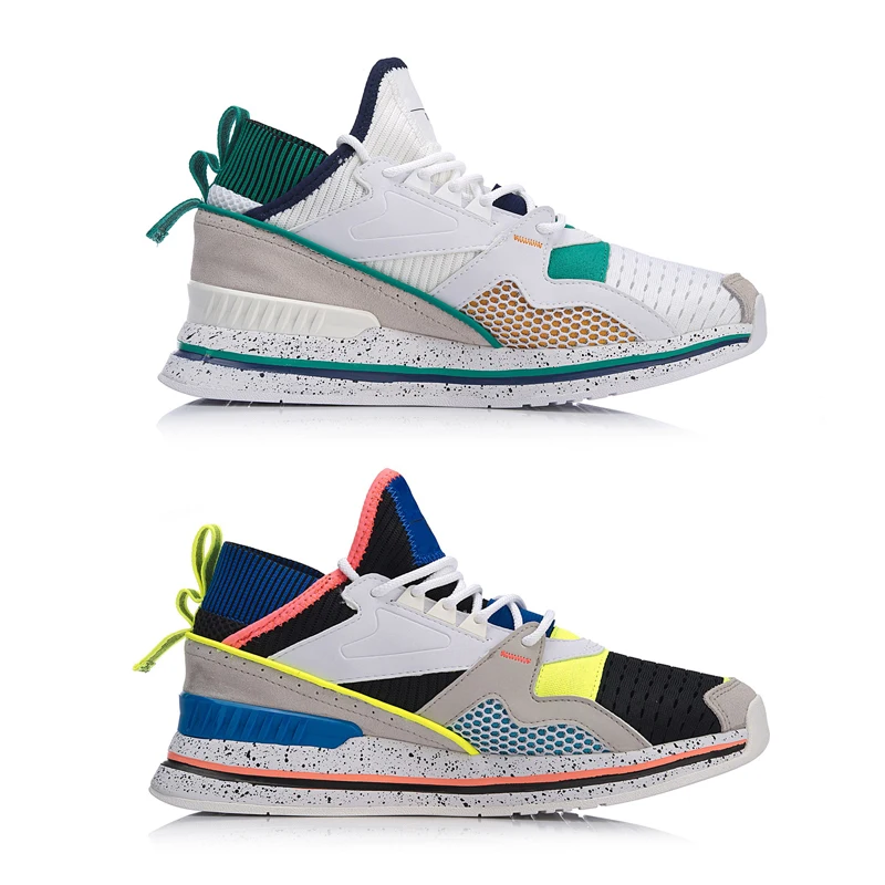 Мужские классические прогулочные туфли Li Ning 001 SHAKE дышащая моно пряжа в стиле