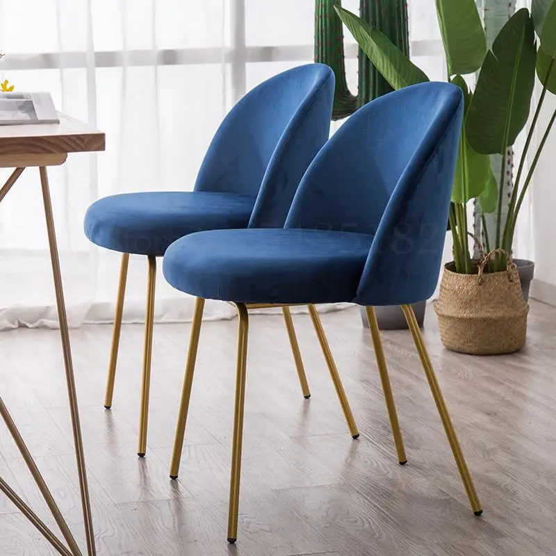 Скандинавская простая спинка для спальни туалетный столик девушек стул макияжа