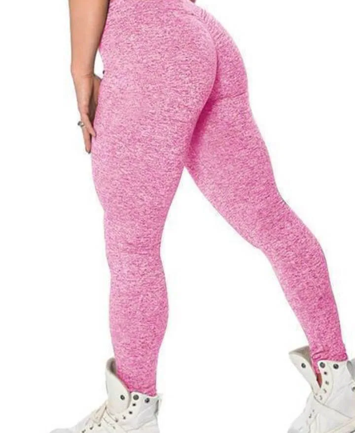 Light Pink NORMOV повседневные леггинсы для фитнеса с эффектом пуш-ап, женская спортивная одежда, леггинсы для тренировок, джеггинсы, обтягивающие леггинсы для бодибилдинга, женские S-XL, 7 цветов - Цвет: Light Pink