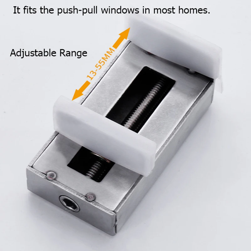 

Door Window Lock Sliding Sash Stainless Steel Locks Anti-Theft Stopper Cabinet Locks Protection Child Restrictor For Home