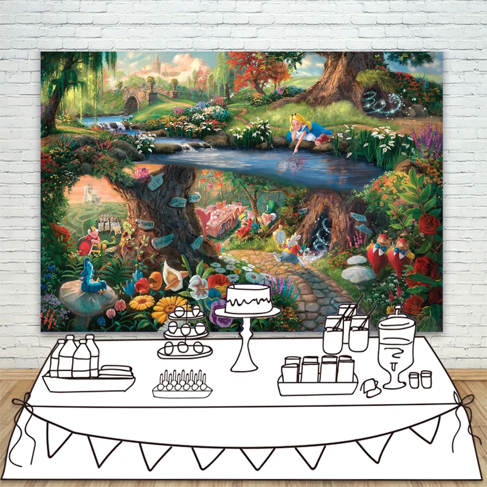 

Photo Backdrop Forest Party Photography Backgrounds Backdrops for Kids Birthday Party Decor