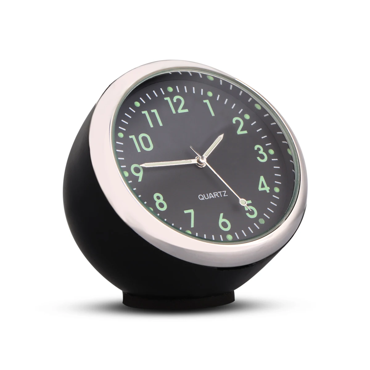 Автомобильные кварцевые часы автомобильный декор черный цвет модель автомобиля