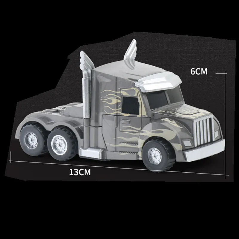 Optimus Prime робот автомобиль игрушки столкновения трансформирующая модель игрушка мини деформация автомобиль трансформация игрушка инерционная игрушка детский подарок