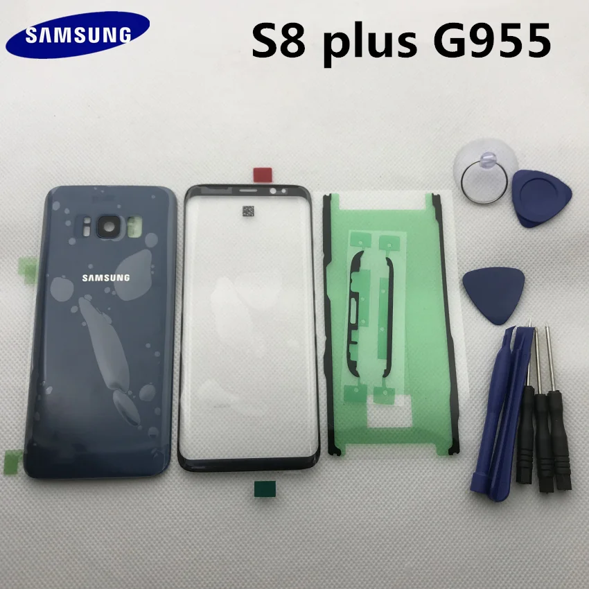 Оригинальный чехол с полным корпусом задняя крышка из стекла + Переднее