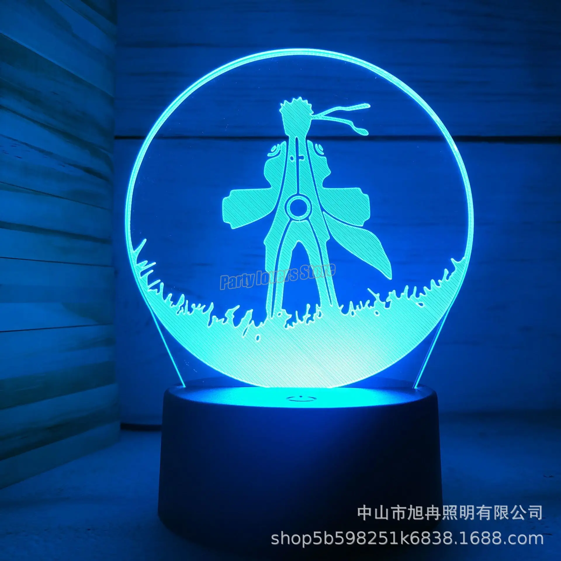 TAKARA TOMY Naruto Uchiha Itachi 3D ночной светильник светодиодный креативный красочный