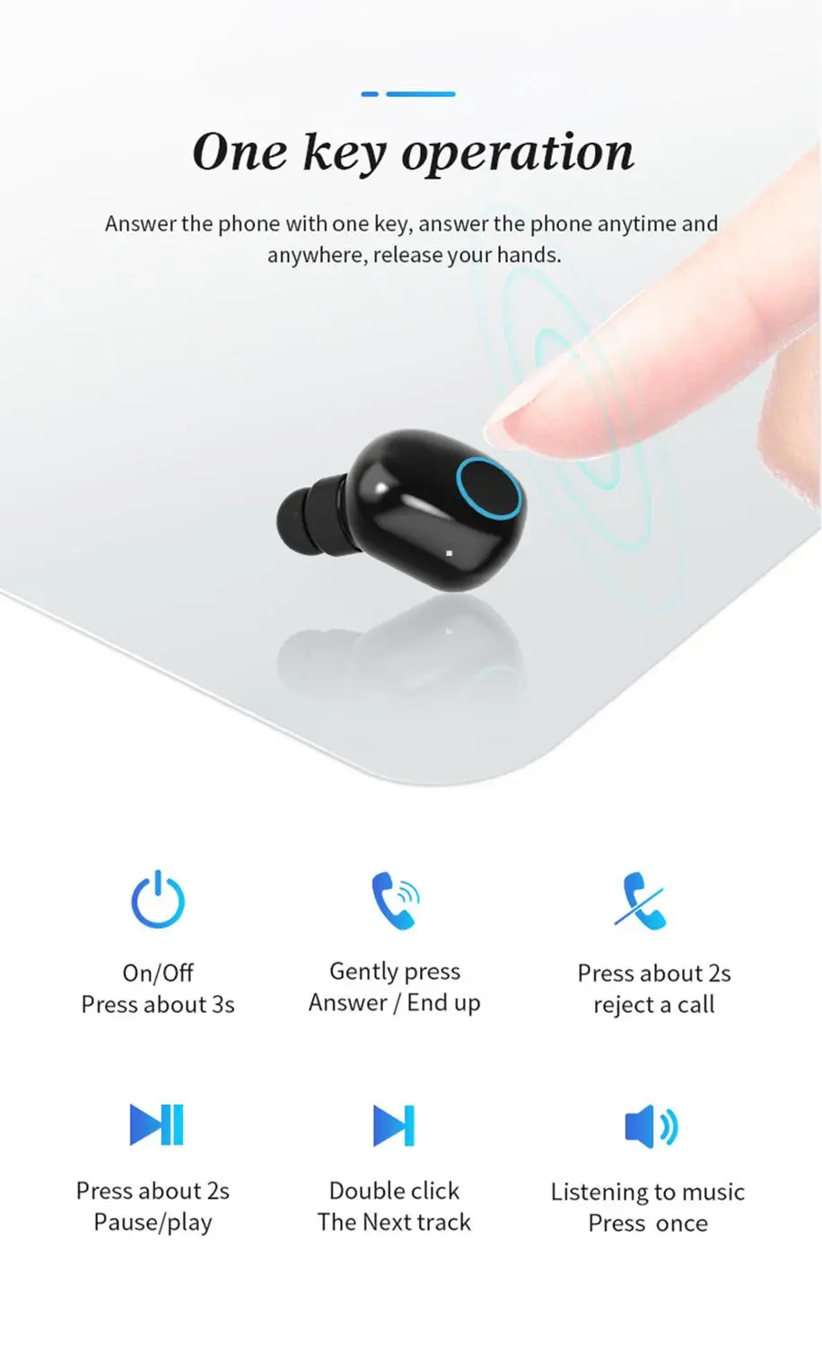 TWS зарядное устройство Bluetooth наушники беспроводные наушники с IPX5 Водонепроницаемый Беспроводной зарядный чехол 3D стерео звук