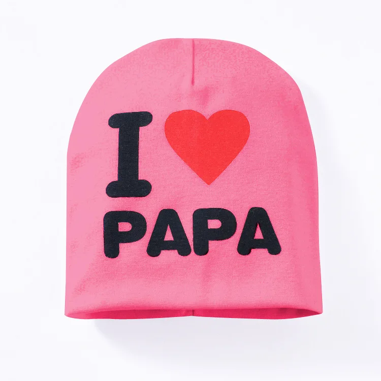 PAPA pink Детские Шапки новорожденных Обувь для мальчиков Шапки хлопка Дети шапочка Подставки для фотографий детские костюмы детские трикотажные шапки для Обувь для мальчиков YYT321 - Цвет: PAPA pink