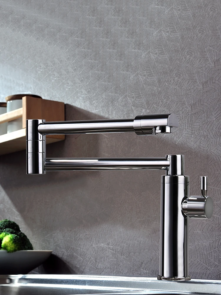 100% медный для бытовой раковины одиночный Холодный Смеситель кухни смеситель