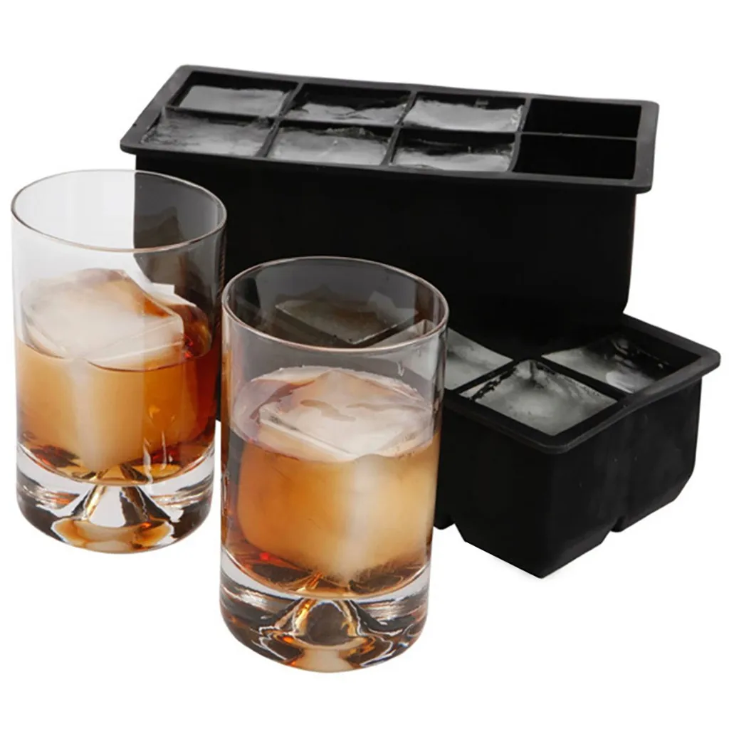 8 полостей квадратный поднос для льда креативная Бытовая форма кухонная