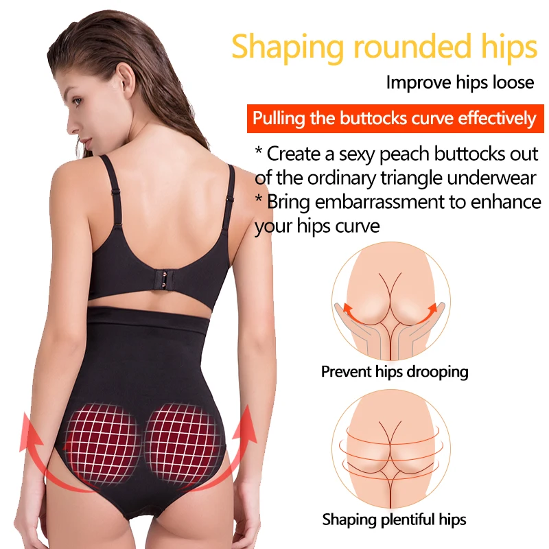 Для женщин Высокая талия Бесшовные трусы Postpartum Body Shaper прикладом животик Управление моделирующее белье Корректирующее утягивающее белье