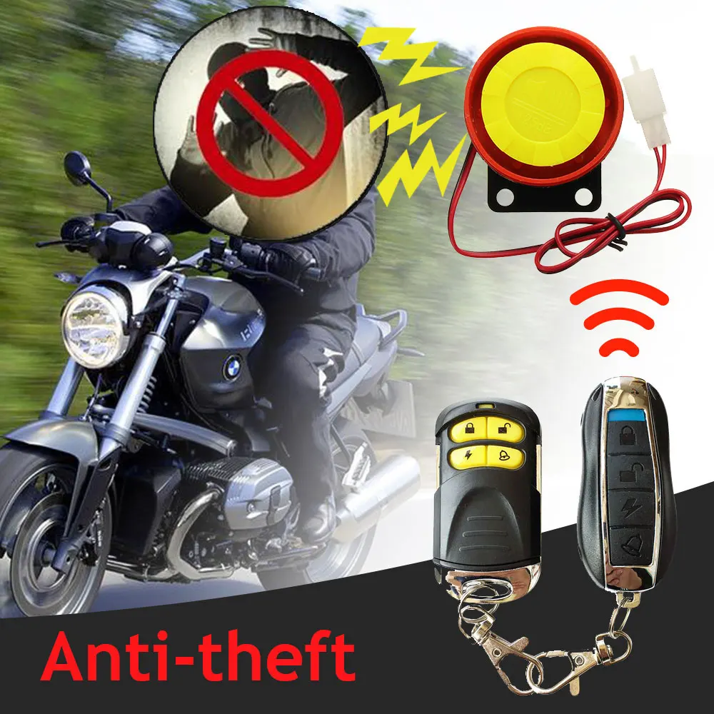 

Auto Anti-Theft Alarm Car Anti-Theft Alarm Universal Anti-Theft Alarm Security System Motorcycle Remote Control 315MHZ Portable