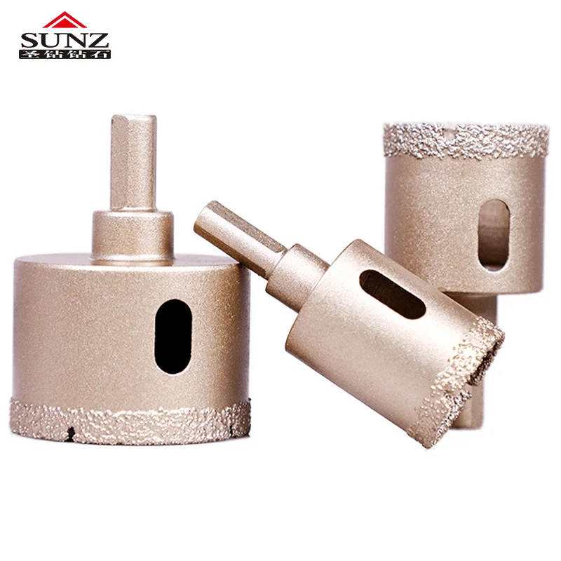 

Diamond brazing bit drill bit resistant marble tile material Ceramic tile Used in granite, marble, rock, stone, shell, etc