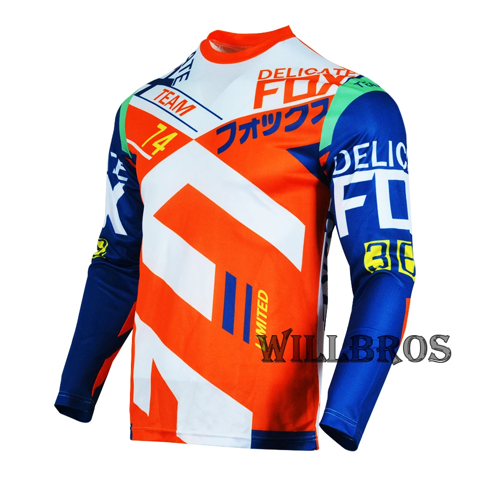 

Moto Cross Racing Jersey 360 Divizion Long Sleeve Motorbike Offroad Motorcycle Summer T Shirts Mens