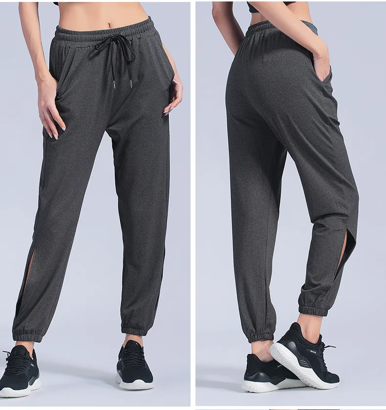 

New Summer Running Pants Women 2020 Yoga Pants Gym Fitness Training Trousers Workout Quick Dry Women Loose Jogging Legging Pants