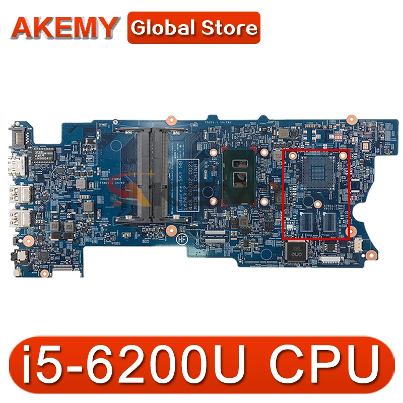 

Для HP X360 15-BK 15-W 15T-W M6-W материнская плата портативного компьютера с SR2EY i5-6200u 811095-601 811095-501 448.06202.0021 мб 100% тестирование
