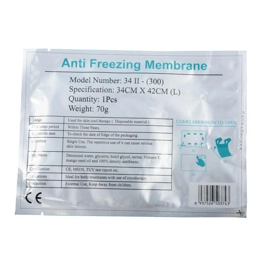 

Professioanl Antifreeze Membranes Anti Freeze For Freezing Treatment Three Size 34X42 Cm 12*12Cm 128*28Cm