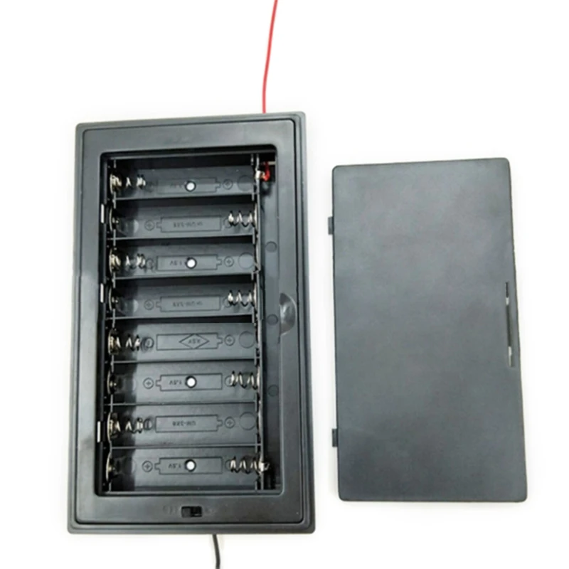8X1 5 в AA 2A коробка для хранения аккумуляторов Стандартный 12 В 8x1 8 X проводной