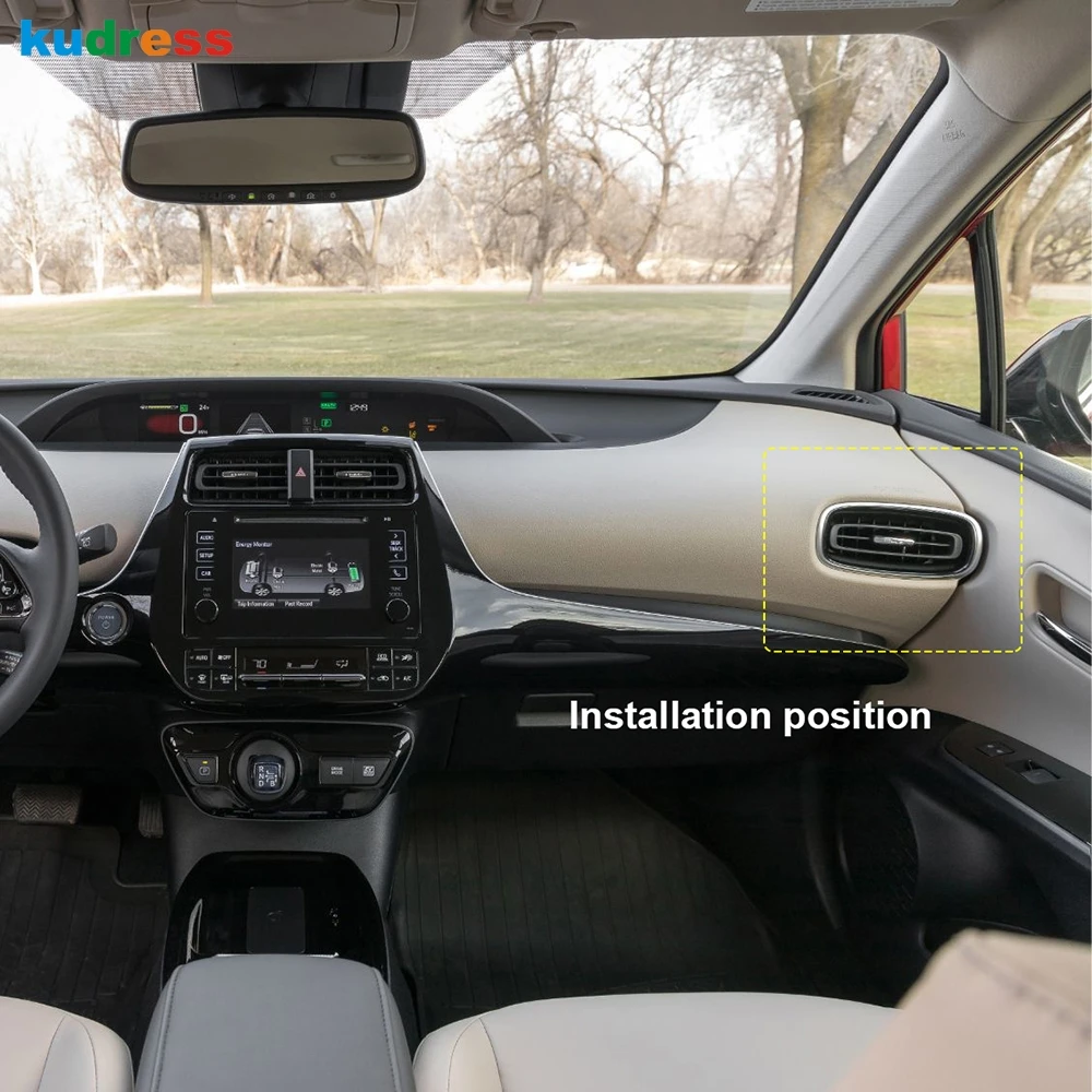 Аксессуары для Toyota Prius 2019 2020 хэтчбек из углеродного волокна Автомобильная