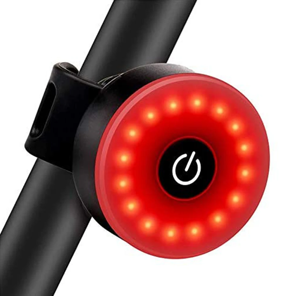 

Bike Tail Light Sport LED Rear Bike Light USB Rechargeable IPX5 Waterproof Helmet Backpack LED Lamp with USB Charging Cable