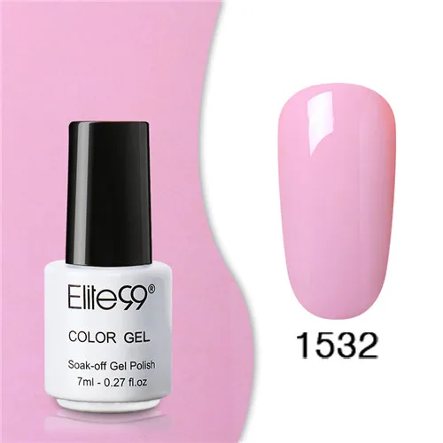 1532 Elite99 Гель-лак набор все для маникюра Полупостоянный Vernis верхнее покрытие УФ светодиодный гель лак удаляющийся замачиванием Гель-лак для ногтей - Цвет: 1532