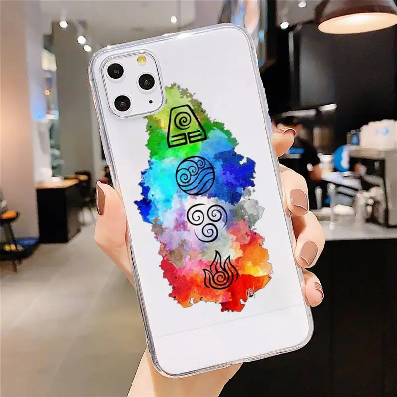 

Avatar the Last Airbender Phone Case Transparent soft For iphone 5 5s 5c se 6 6s 7 8 11 12 plus mini x xs xr pro max