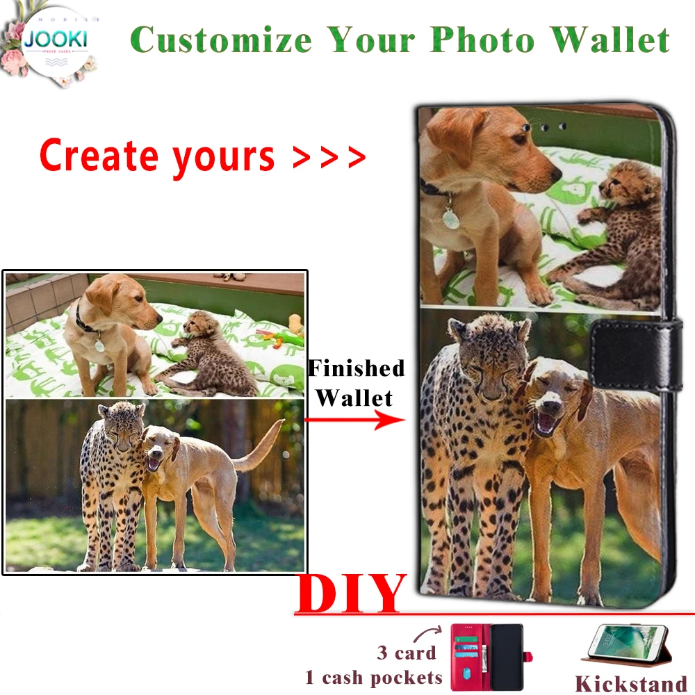 Mate 10 lite кожаный чехол кошелек с тиснением под заказ ваша фотография Ретро Чехол