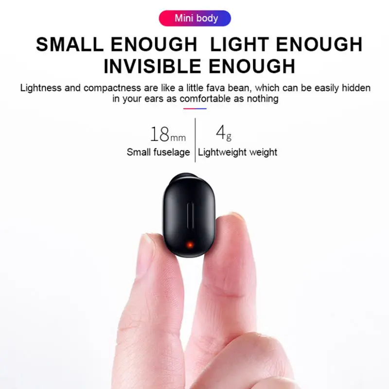 Tws V4.2 наушники-вкладыши глубокие басы водонепроницаемые портативные