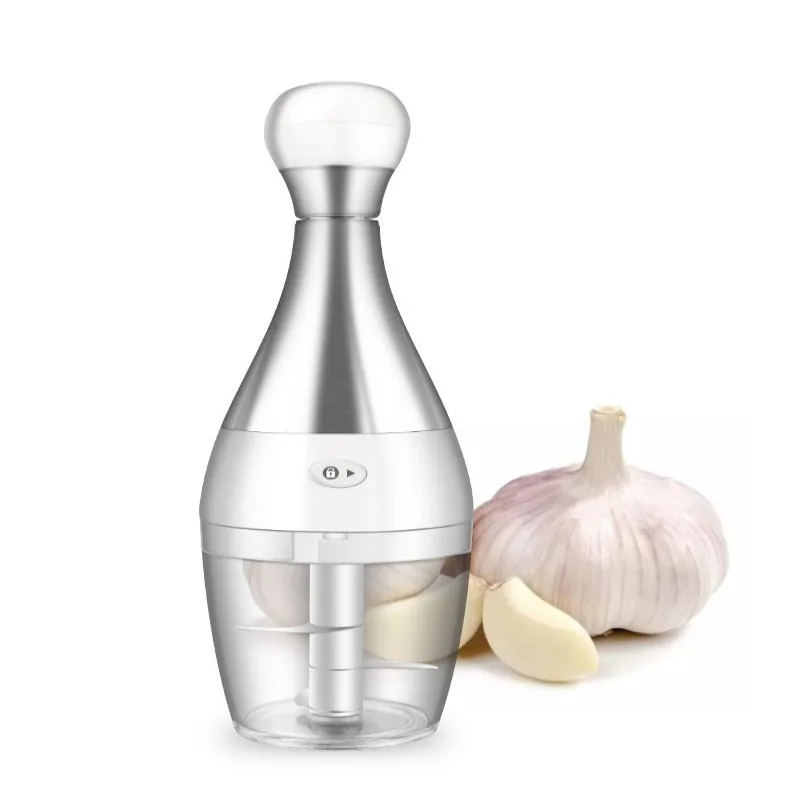 

304 Stainless Steel Multifunction Garlic Press Crusher Kitchen Cooking Ginger Squeezer Masher Handheld Ginger Mincer Tools