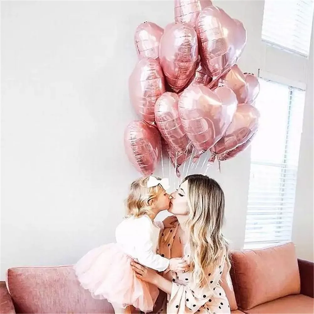 Шары воздушные 18 дюймов в форме сердца и звезд 10 шт.|Воздушные шары аксессуары| |