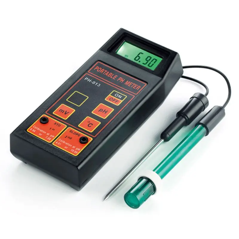 

3-in-1 High Accuracy Portable pH/mV/Temp Meter + Replaceable pH & ORP Electrodes + Temperature Probe