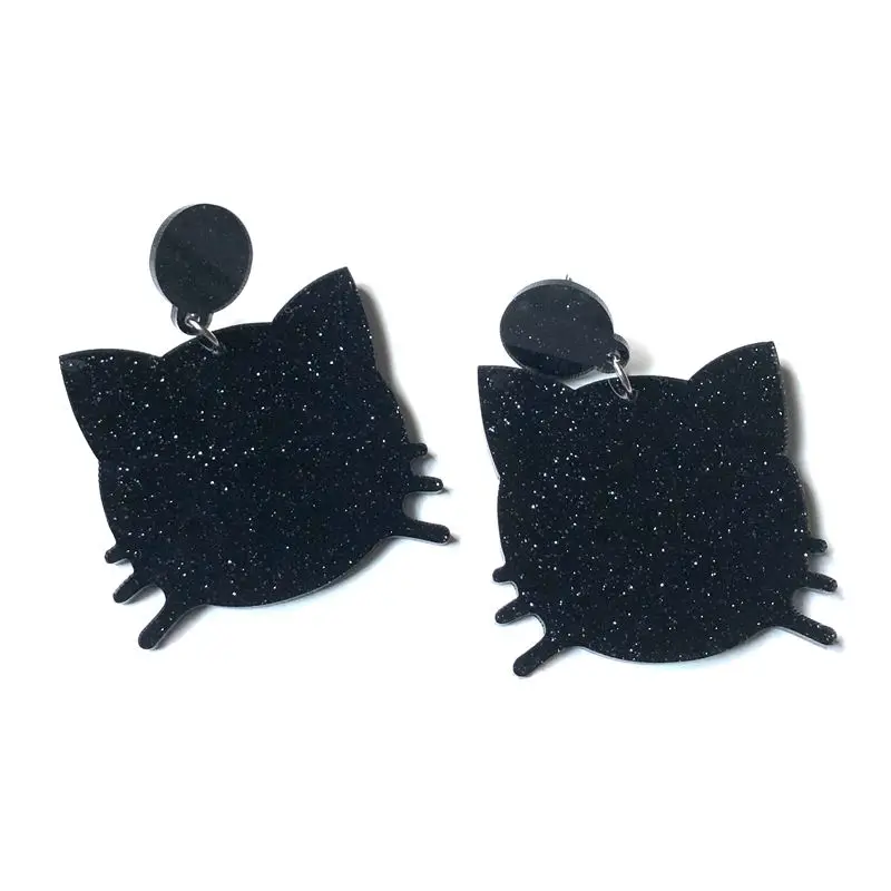 Женские акриловые серьги гвоздики в стиле хип хоп|Серьги-гвоздики| |