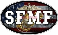 creative pvc usmc sfmf flag semper fi marine corps vinyl decal sticker car truck window yeti motorcycle decals