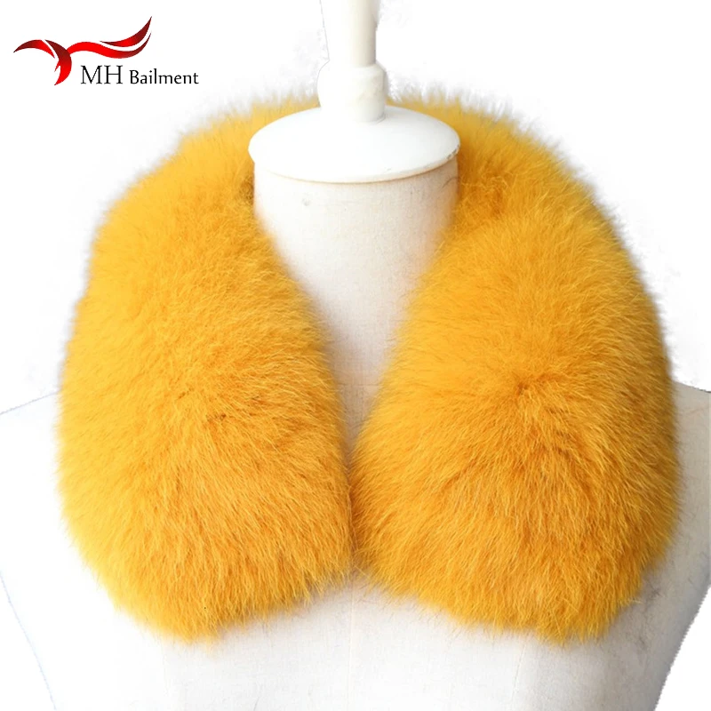 Зимний шарф с натуральным лисьим мехом 100% натуральный Лисий мех модный