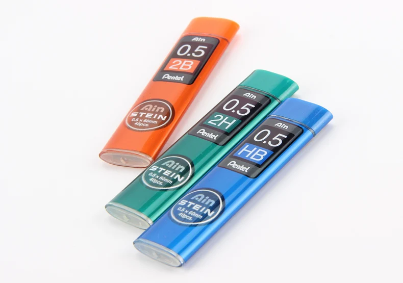 1 трубка Pentel C275 механический карандаш запасные наконечники 0 5 мм Япония HB 2B 2H H B 3B