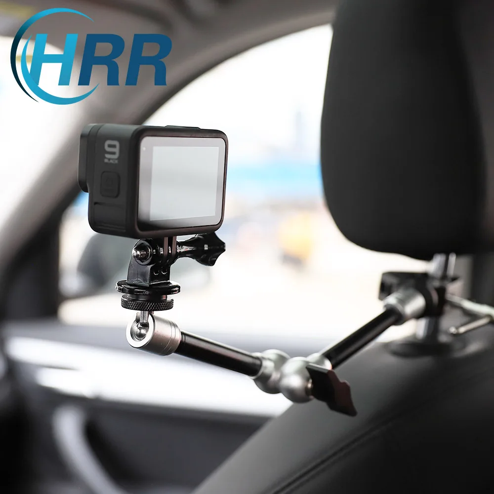 

Car Seat Mounting Bracket for GoPro Hero 11/10/9/8/7/6/5MAX,DJI Osmo Action 3 2,Insta360 One R RS AKASO Sport Camera Accessories