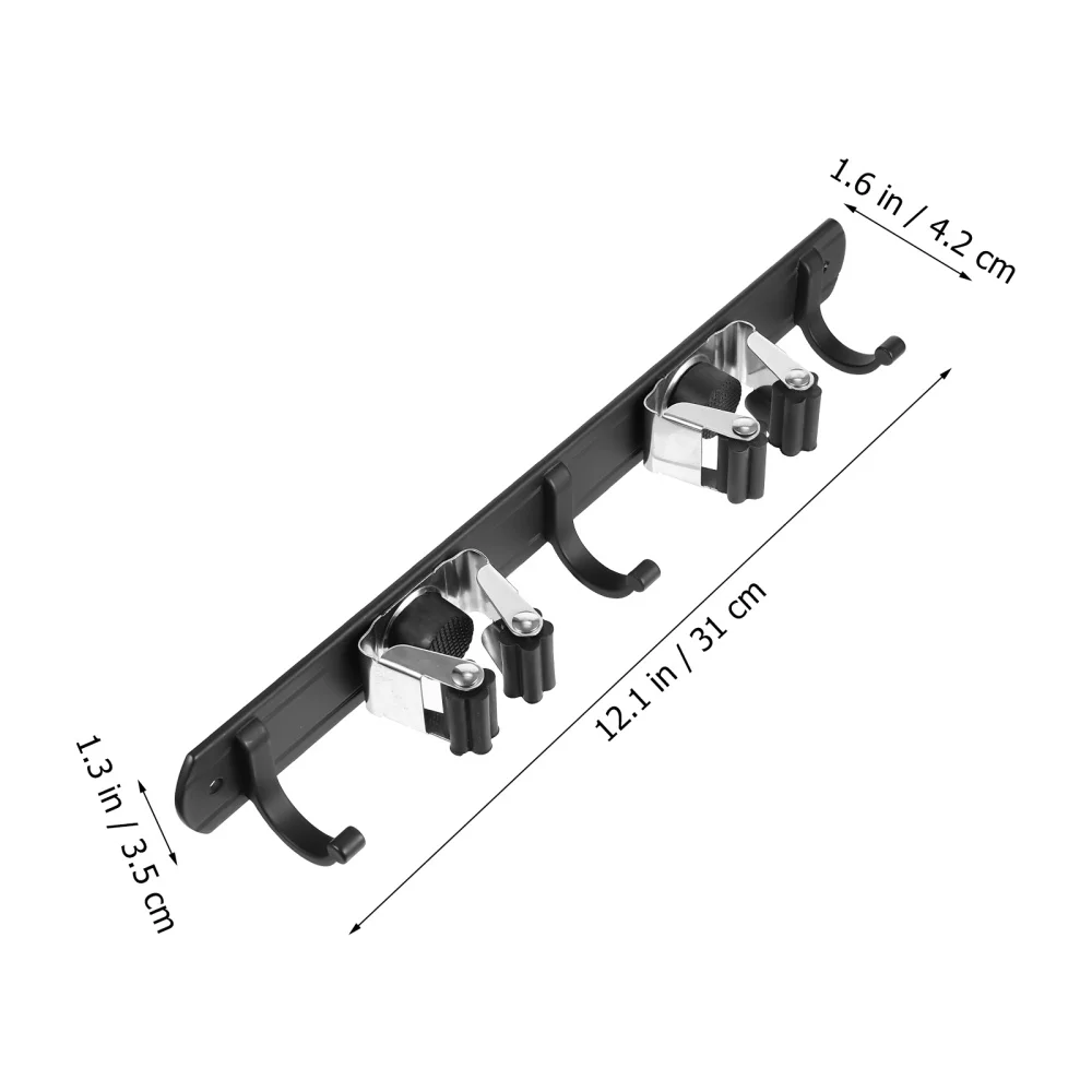 

Multi-Function Wall Mount Tool Rack Floor Mop Holder Cleaning Tool Wall Rack