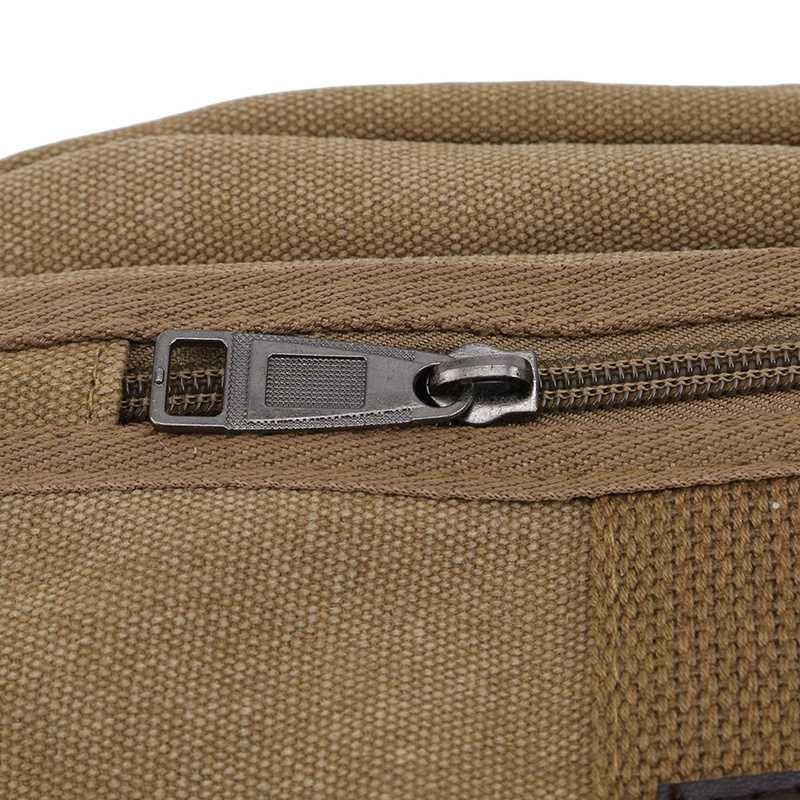 Холщовая сумка-мессенджер через плечо маленькая Повседневная дорожная и рабочая