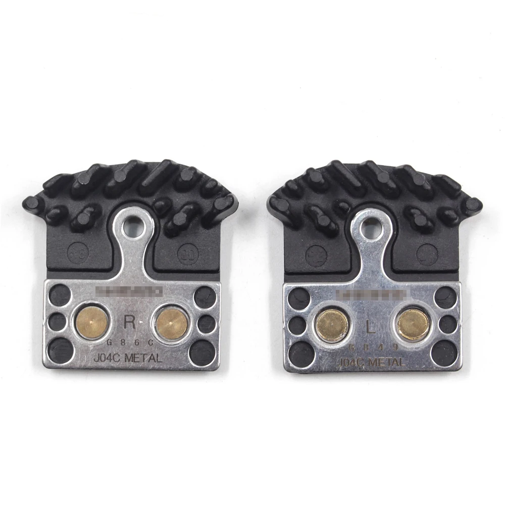 SHIMANO J04C Ice Tech металлические MTB/велосипедные дисковые Тормозные колодки-с охлаждающими ребрами