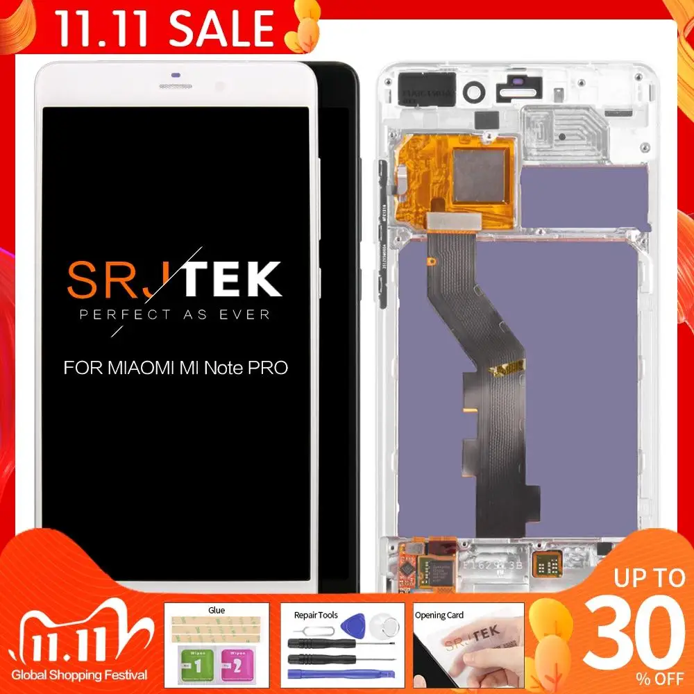 Протестированный ЖК дисплей 5 7 дюйма для XIAOMI Note Pro сменный с сенсорным экраном и