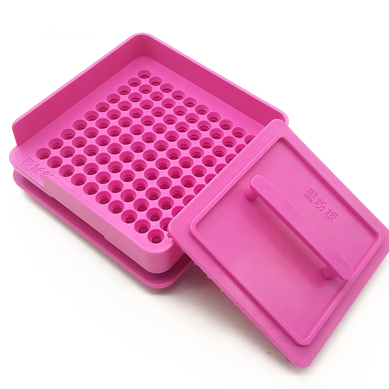 Разноцветная Капсульная тарелка с отверстиями 00 #0 #100 АБС пластик ручная для