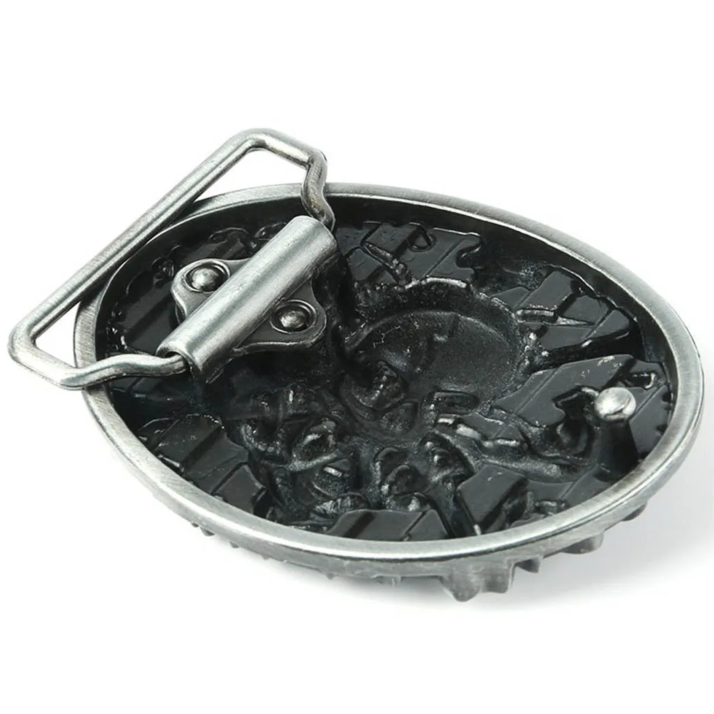 Винтажные байкерские аксессуары в стиле панк-рок металлическая пряжка