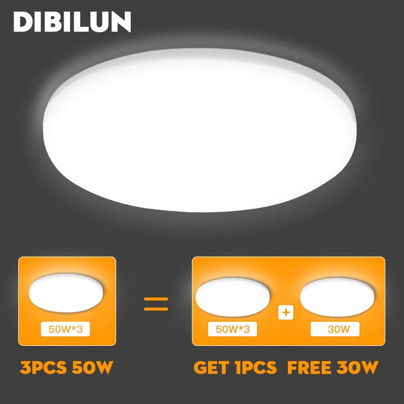 Ультратонкие светодиодные потолочные светильники 15/20/30/50 Вт Современные