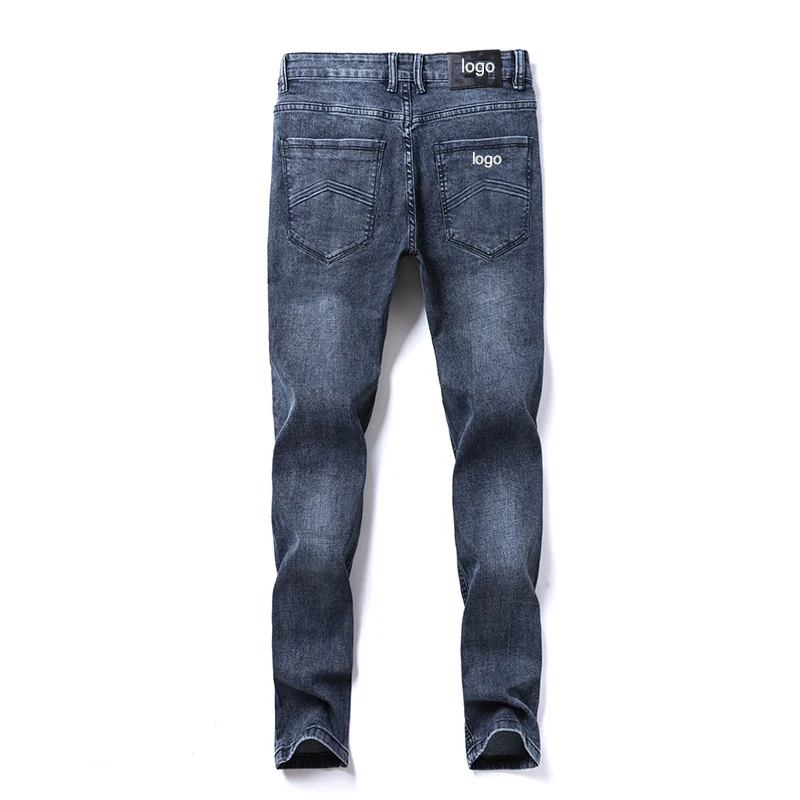 

Luren 2021 Foreign Trade Fashion Brand Men Jeans Straight Slim Fit All-matching High-end Men Jeans Trousers