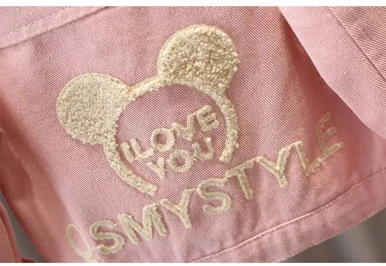 

Hot Spring Autumn Kids Casual Jacket Baby Girls Coat Printing Coats Toddler Girl's Outerwear infant Costume Children Clothing