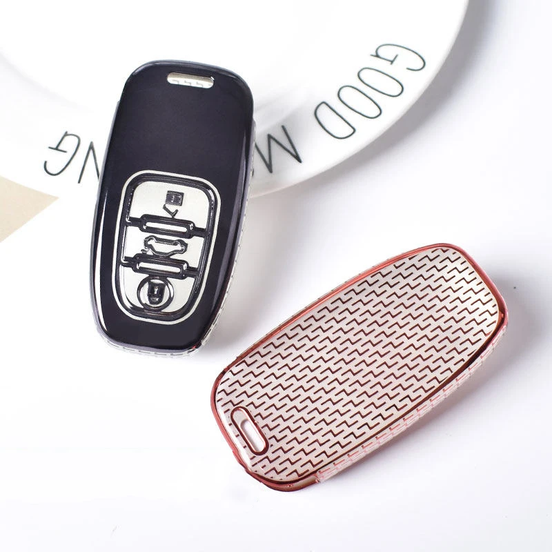 Резиновый чехол из ТПУ для Audi A1 A3 A5 A4 B7 B6 B8 A6 C5 C6 C7 Q3 Q5 Q7 R8 A4L TT RS5 RS6 S6 S7 S8 | Автомобили и