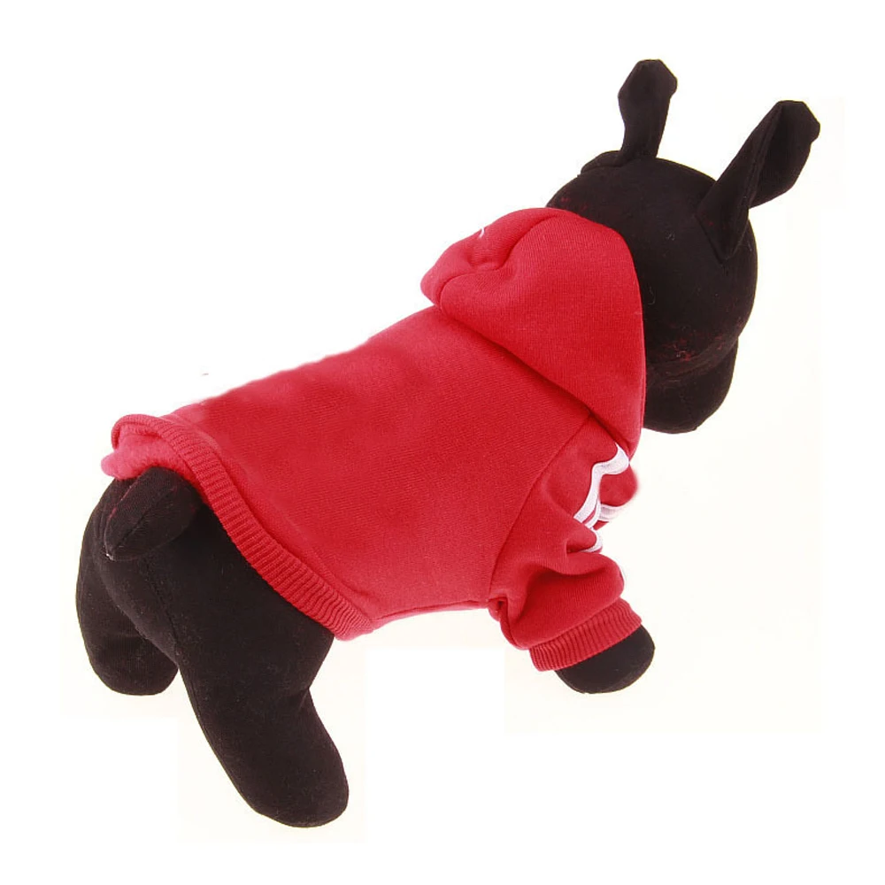 Теплая зимняя одежда для собак пальто куртка с капюшоном комбинезон кошек и