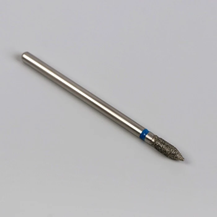 Фреза алмазная для маникюра Цилиндр заострённый средняя зернистость 1 8 × 6 мм |