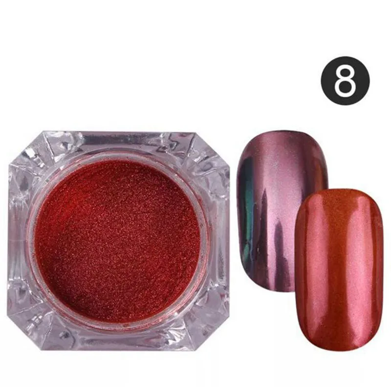 Блеск для ногтей в бутылке 0 5 г хромированная пудра русалки украшения пигмент