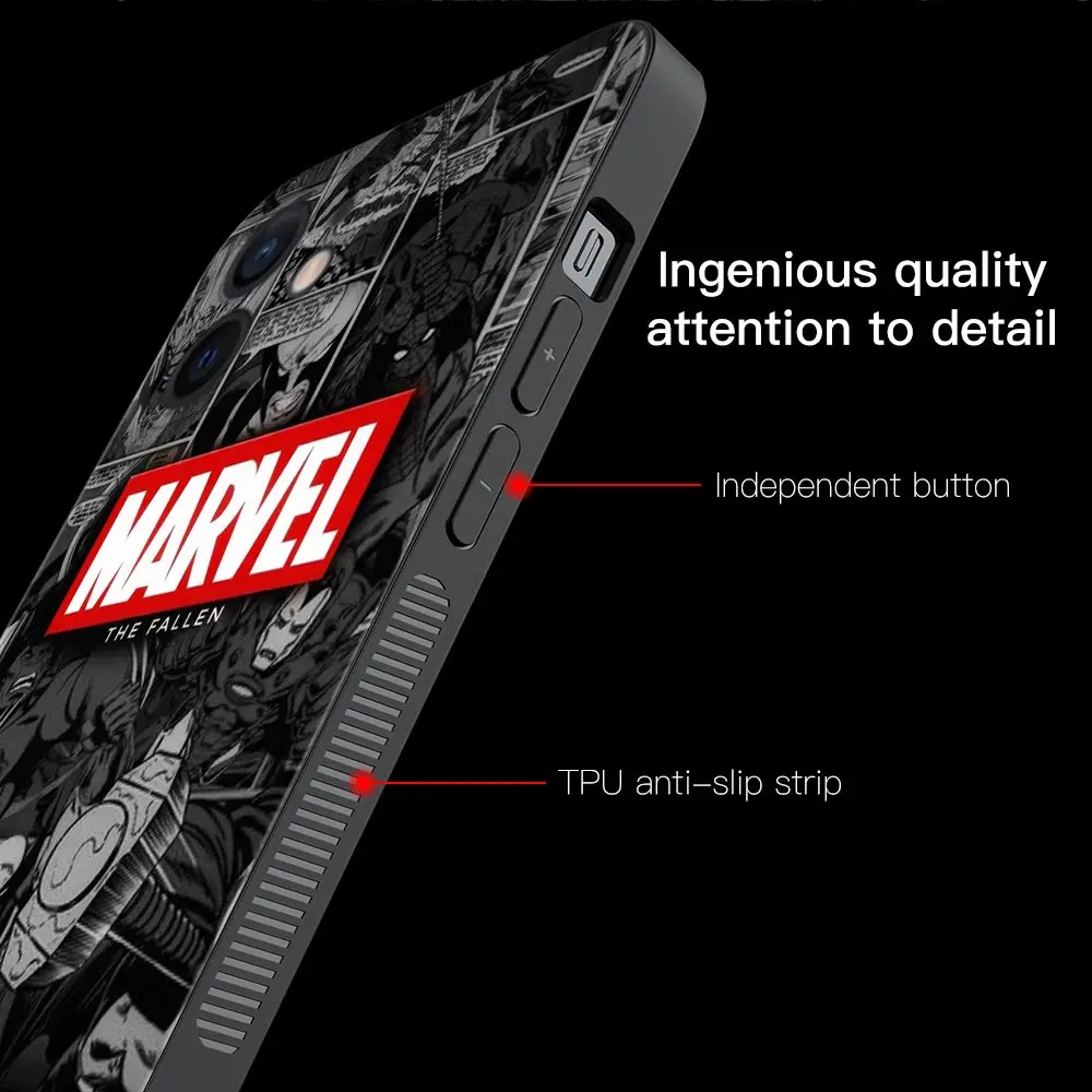 Мягкий чехол для iPhone 15 14 13 12 11 Pro Max 13mini X XR XS 7 8 Plus