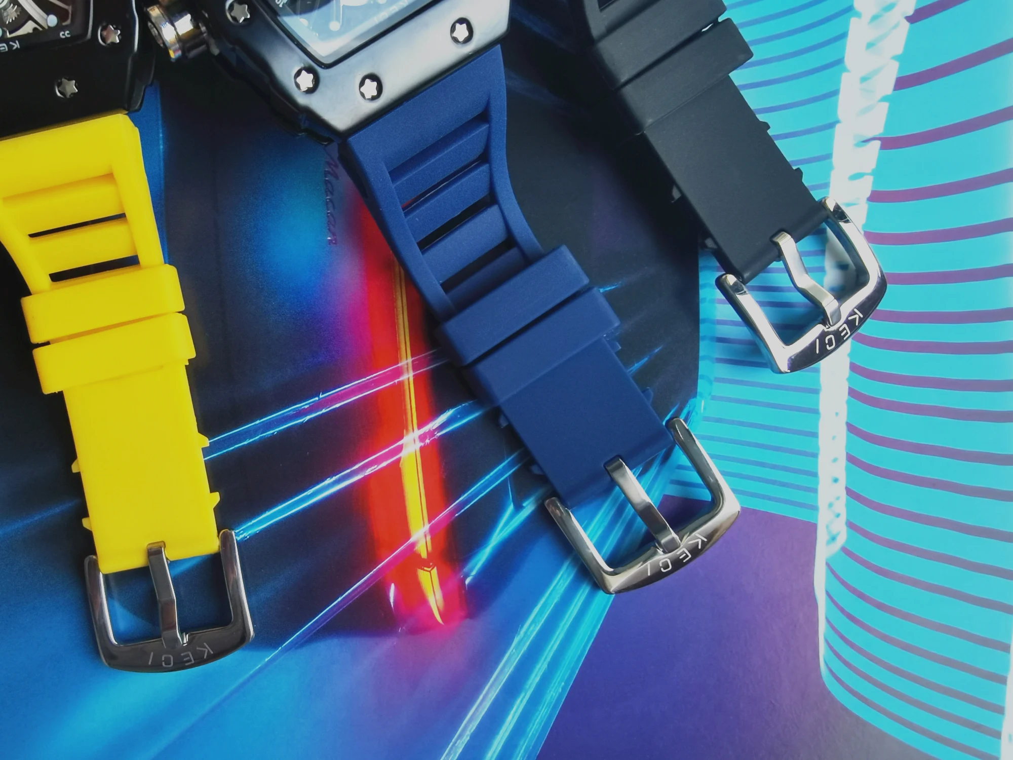 

Real Photo RM Watch Same Design Men's Sports Quartz Watch Luminous Fashion Rubber Watchband Not Automatic Mechanical Wristwatch